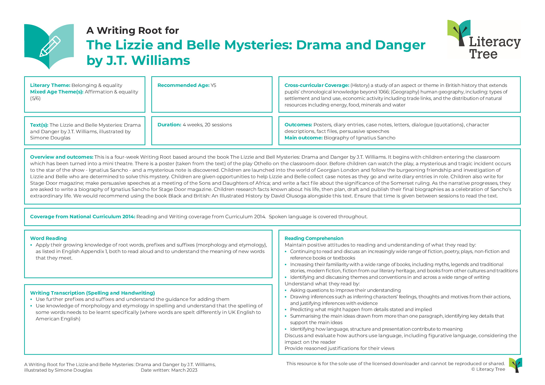 A Writing Root for The Lizzie and Belle Mysteries: Drama and Danger