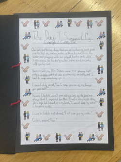 Writing sample -  St James The Great RC Primary School, Southwark